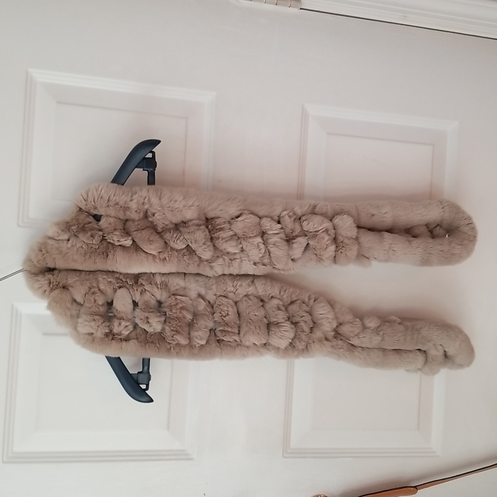 Rabbit fur scarf